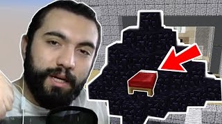 100 OBSİDYEN İLE BED KAPLAMAK   Minecraft BED WARS [upl. by Yasui]