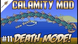 New Abyss Biome Boss Aquatic Scourge Calamity Mod Death Mode Lets Play Episode 11 [upl. by Arek231]