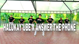 HALUKAY UBE X ANSWER THE PHONE I Remix I Dance Workout I Teambaklosh [upl. by Collar]