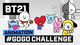 BT21 gogochallenge [upl. by Yrral]