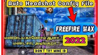 Free Fire Max New Headshot Config File In Tamil  Freefire Script Tamil  Freefire TipsampTricks YTG [upl. by Can964]