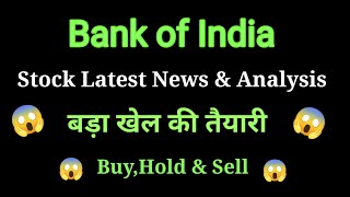 bank of india share news today l bank of india share price today l bank of india share latest news [upl. by Santoro]