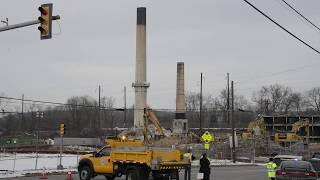 Downingtown PA  Sonoco Papermill Chimney Implosions [upl. by Wilcox]