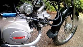 Romet Ogar 202 Motor Sound [upl. by Canter]