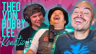 Best of Theo Von amp Bobby Lee  Part 1  FIRST TIME REACTION [upl. by Sulohcin]