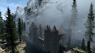 Riverwood Keep  Skyrim Special Edition home mod showcase [upl. by Ahsikym]