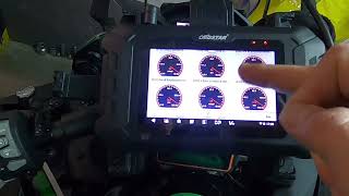 Scanner OBDSTAR Kawasaki Ninja1000SX kawasakininja [upl. by Eiznikam648]