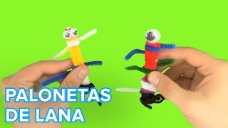 Cómo hacer marionetas con palos y lana con los niños [upl. by Keeley]