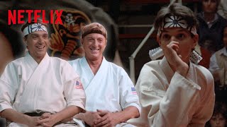 Ralph Macchio amp William Zabka React to Their Karate Kid Fight  Cobra Kai  Netflix [upl. by Ojytteb]