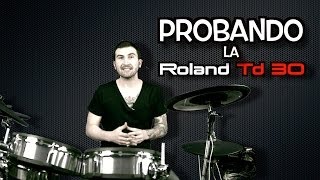 Clases de batería  Probando la Roland Td30 [upl. by Lanevuj]