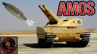 Advanced Mortar System AMOS  Twin Barrel 120mm Mortar [upl. by Waldon]