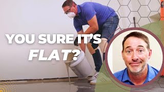 How To Level amp Flatten Subfloor  JOSH TEMPLE Tips On Flatness Before Flooring Installation [upl. by Iatnwahs]