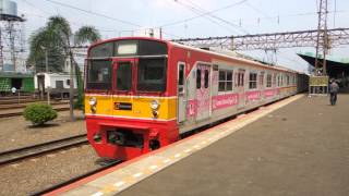 ジャカルタの日本製中古電車 Jepang kereta api di Jakarta [upl. by Garrott]