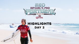 Day 2 Highlights  MEO Rip Curl Pro Portugal 2024  Rip Curl [upl. by Harman]