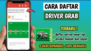 Cara Daftar Driver Grab Cara Daftar Grab Online [upl. by Pagas858]