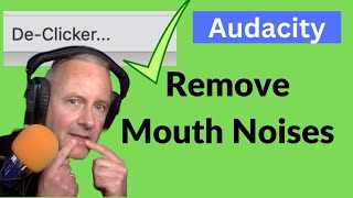 MOUTH CLICKS How to INSTALL and use a DECLICKER in Audacity [upl. by Milli]