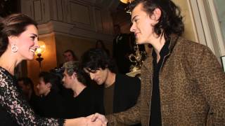 Kate Middleton Meets Harry Styles and One Direction [upl. by Johny]