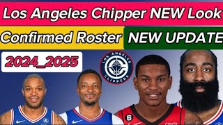 LA CLIPPERS  NEW LOOK  CONfIRAM ROSTER  NEW UPDATE LOOK  20242025💯 [upl. by Yenittirb]