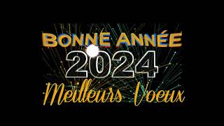 Video bonne année 2024  Vœux de Nouvel An en couleurs et en musique [upl. by Ydollem]