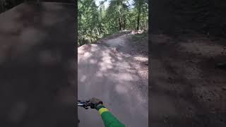 Piste rouge Bike Park Puy Saint Vincent mtb bike downhill bikeride shorts [upl. by Casper218]