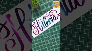 Magical calligraphy tag ✨⭐nameartistry artisticcalligraphy art trending viral ytshorts [upl. by Farman135]