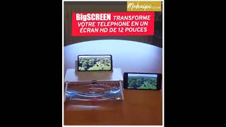 L’amplificateur telephone mobile pour agrandir l’écran de votre smartphone « BigSCREEN » [upl. by Berthold]