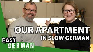 Tour Through Our Apartment in Slow German  Super Easy German 243 [upl. by Adlare93]