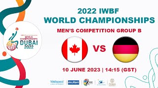 CAN vs GER  Mens Competition Group B  2022 IWBF Wheelchair Basketball World Championships [upl. by Adao]