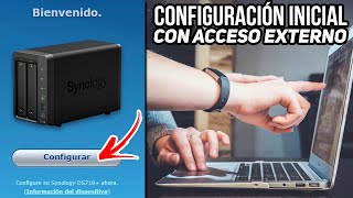 Tutorial Configuración inicial NAS Synology Con Acceso Externo [upl. by Ardnahc]