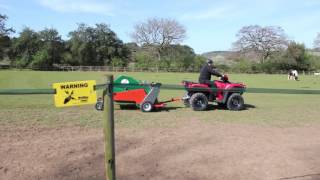 Wessex MTX120 paddock cleaner and Honda ATV [upl. by Acinoreb]