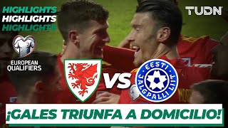 Highlights  Estonia vs Gales  UEFA European Qualifiers 2021  TUDN [upl. by Sinned]