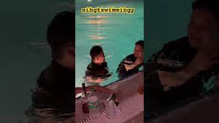 NIGHTSWIMMING  nightswimming ofwsingapore friendshipgoals [upl. by Alhan460]