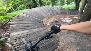 AGAIN IN STRAJA EXTREME BIKE PARK  ROCKRIDER AM 100S [upl. by Onairam]