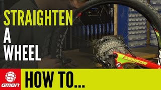 How To Straighten A Wheel  MTB Maintenance [upl. by Leinahtan]