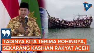 Ini Kata Prabowo soal Pengungsi Rohingya [upl. by Ibby391]