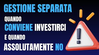 Assicurazione gestione separata conviene [upl. by Lyons]