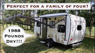 TLRV Rove Lite 14BH Travel Trailer A small camper with bunks amp a bathroom [upl. by Chinua578]