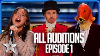 Every SENSATIONAL Audition from Episode 1  Auditions  BGT 2024 [upl. by Hittel549]