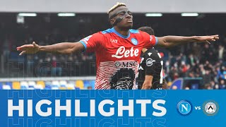 HIGHLIGHTS  Napoli  Udinese 21  Serie A  30ª giornata [upl. by Lavinie]