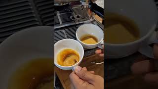 Over Extracted vs Correct Extraction of Espresso on Breville Barista Pro shorts [upl. by Enelear506]