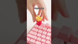 Happy Fryday 🍟🍟🍟 shorts craft 3dprinting diy keyboard [upl. by Nyrhtak450]