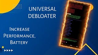 Universal Debloater magisk module🔥 Remove bloatware Uninstall system apps Increase Performance [upl. by Mercie]