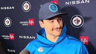 Winnipeg Jets Practice Report Neal Pionk [upl. by Enirac211]