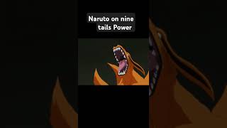 NARUTO CONTROL ON NINE TAILS CHAKRA shorts animeedit [upl. by Noble]