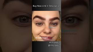 LongLasting Eyebrow Tint Tutorial with Stencil rmsdealz viral shorts amazon ad makeup ad [upl. by Arrotal]