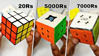 Difference between Most Expensive vs Most Cheapest Cube  20rs Vs 7000rs Rubiks Cube [upl. by Whitcher]