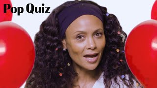 Thandie Newton Plays Pop Quiz  Marie Claire [upl. by Bixler800]