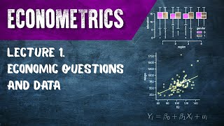 Econometrics Lecture 1 Economic Questions and Data [upl. by Noryv]