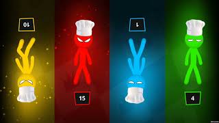 Stickman Funny Mini games  Stickman Party 1 2 3 4 Player gameplay Android iOS 2024 [upl. by Eednus]