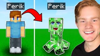 Prankar Min Farbror Som En BEBIS CREEPER i Minecraft [upl. by Fransisco98]